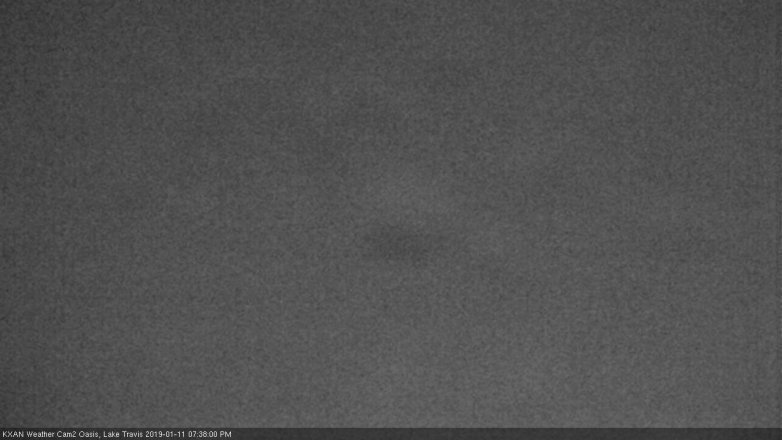 Lake Travis webcam, January 11, 2019 6:40 PM CT