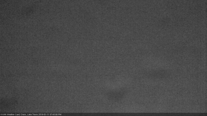 Lake Travis webcam, January 11, 2019 6:45 PM CT