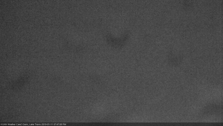 Lake Travis webcam, January 11, 2019 6:50 PM CT