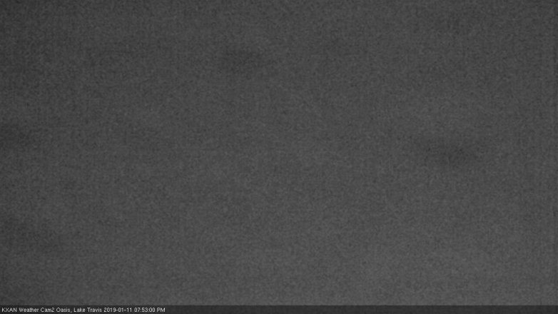 Lake Travis webcam, January 11, 2019 6:55 PM CT
