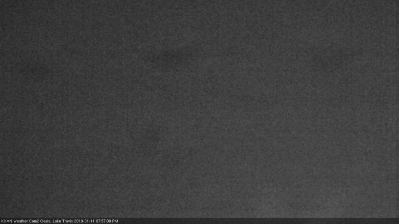 Lake Travis webcam, January 11, 2019 7:00 PM CT