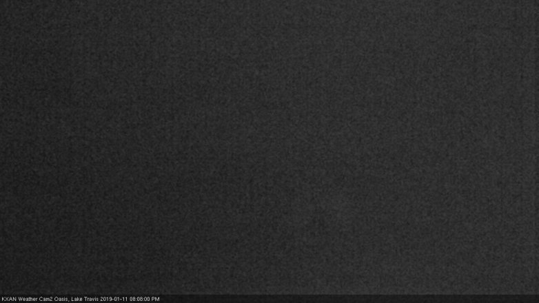 Lake Travis webcam, January 11, 2019 7:10 PM CT