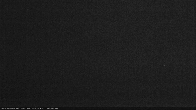 Lake Travis webcam, January 11, 2019 7:20 PM CT