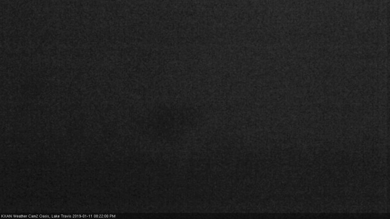 Lake Travis webcam, January 11, 2019 7:25 PM CT