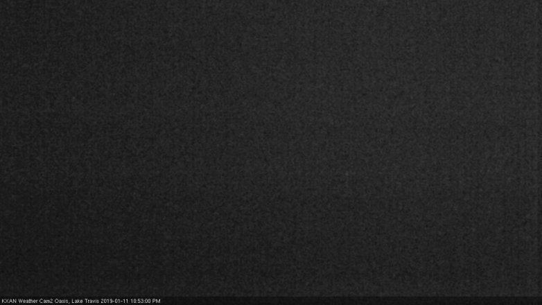 Lake Travis webcam, January 11, 2019 9:55 PM CT