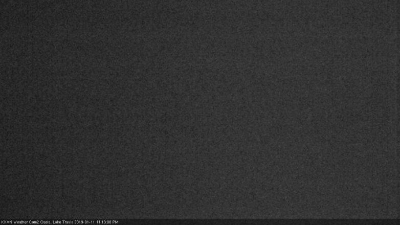 Lake Travis webcam, January 11, 2019 10:15 PM CT