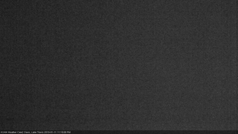 Lake Travis webcam, January 11, 2019 10:20 PM CT