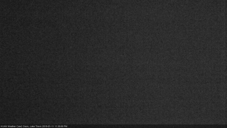 Lake Travis webcam, January 11, 2019 10:40 PM CT