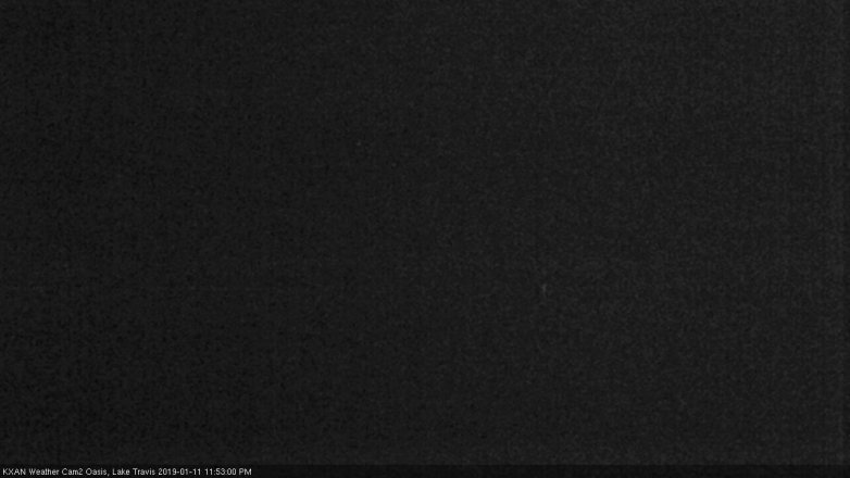 Lake Travis webcam, January 11, 2019 10:55 PM CT