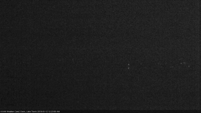 Lake Travis webcam, January 11, 2019 11:25 PM CT
