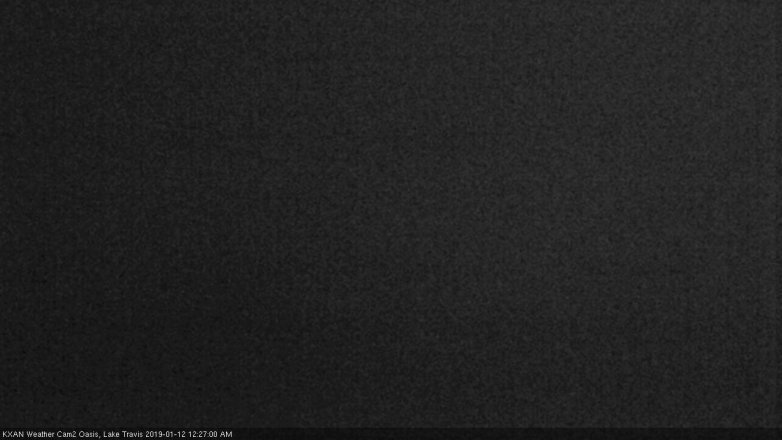 Lake Travis webcam, January 11, 2019 11:30 PM CT