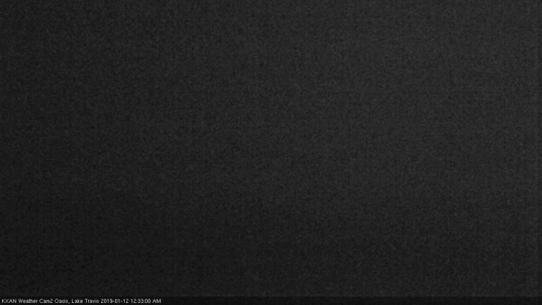 Lake Travis webcam, January 11, 2019 11:35 PM CT