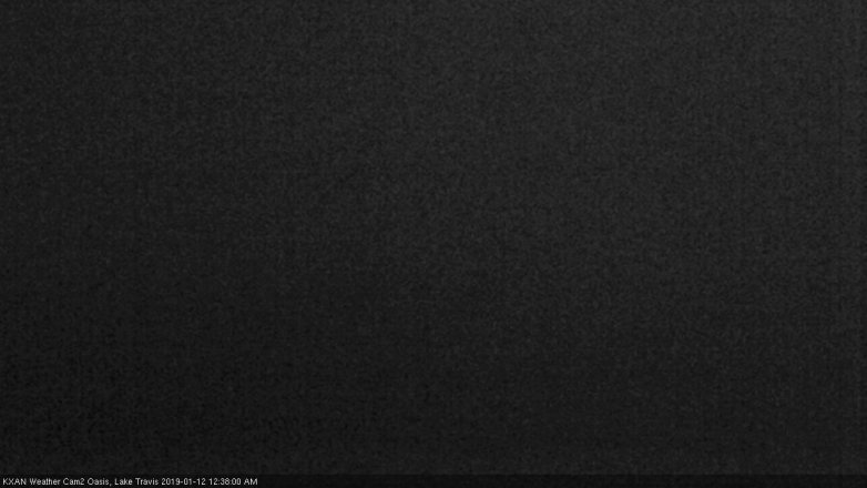 Lake Travis webcam, January 11, 2019 11:40 PM CT