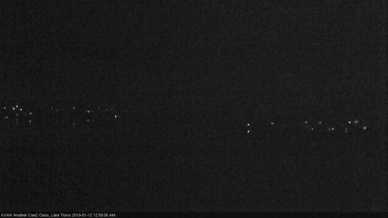 Lake Travis webcam, January 11, 2019 12:00 AM CT