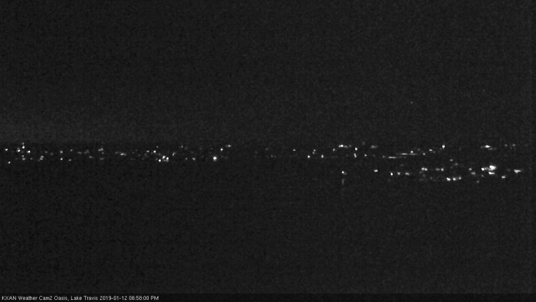 Lake Travis webcam, January 12, 2019 6:00 PM CT