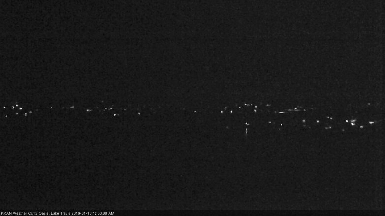 Lake Travis webcam, January 12, 2019 12:00 AM CT