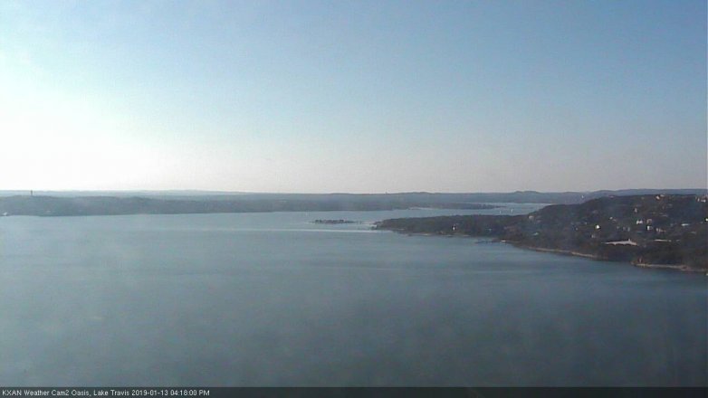 Lake Travis webcam, January 13, 2019 3:20 PM CT