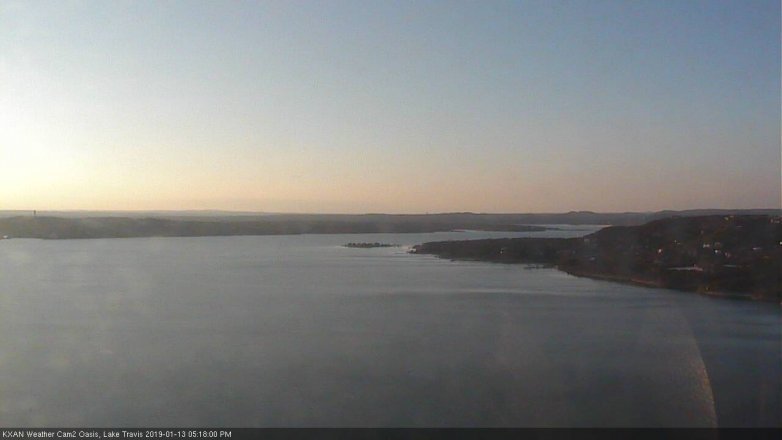 Lake Travis webcam, January 13, 2019 4:20 PM CT