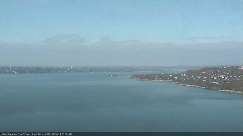 Lake Travis webcam, January 14, 2019 10:20 AM CT