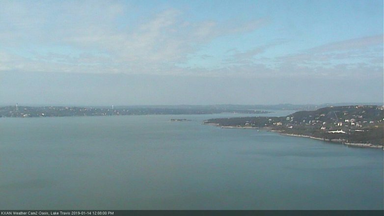 Lake Travis webcam, January 14, 2019 11:10 AM CT