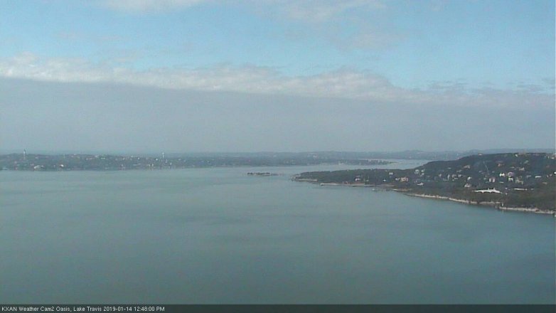 Lake Travis webcam, January 14, 2019 11:50 AM CT