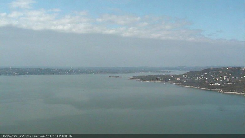 Lake Travis webcam, January 14, 2019 12:05 PM CT