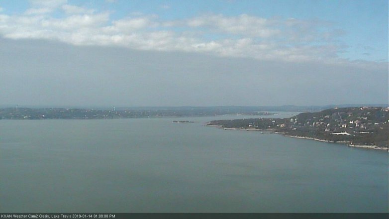 Lake Travis webcam, January 14, 2019 12:10 PM CT