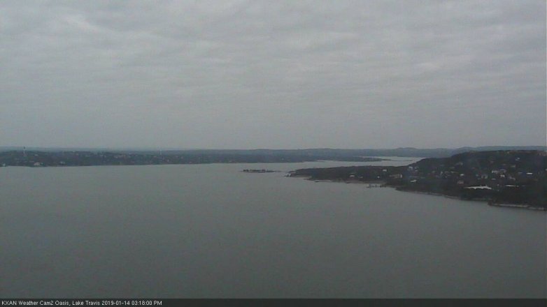 Lake Travis webcam, January 14, 2019 2:20 PM CT