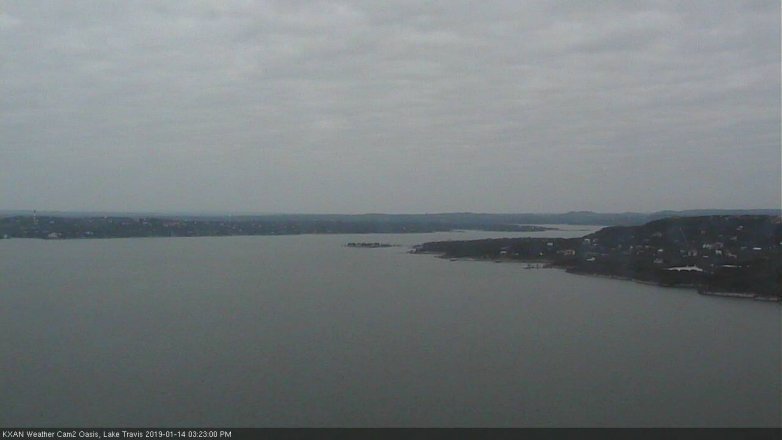Lake Travis webcam, January 14, 2019 2:25 PM CT