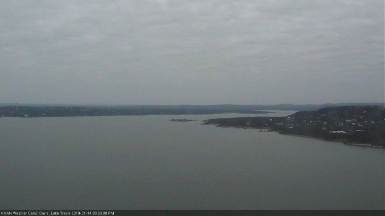 Lake Travis webcam, January 14, 2019 2:35 PM CT