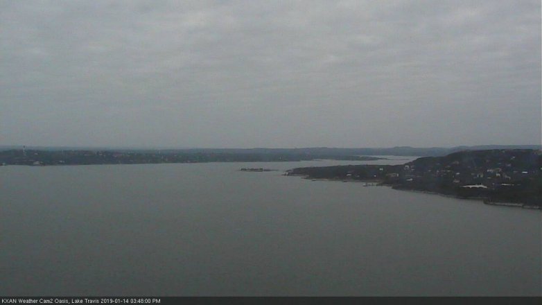 Lake Travis webcam, January 14, 2019 2:50 PM CT