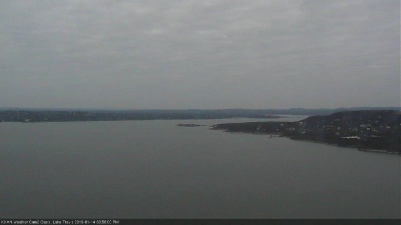 Lake Travis webcam, January 14, 2019 3:00 PM CT