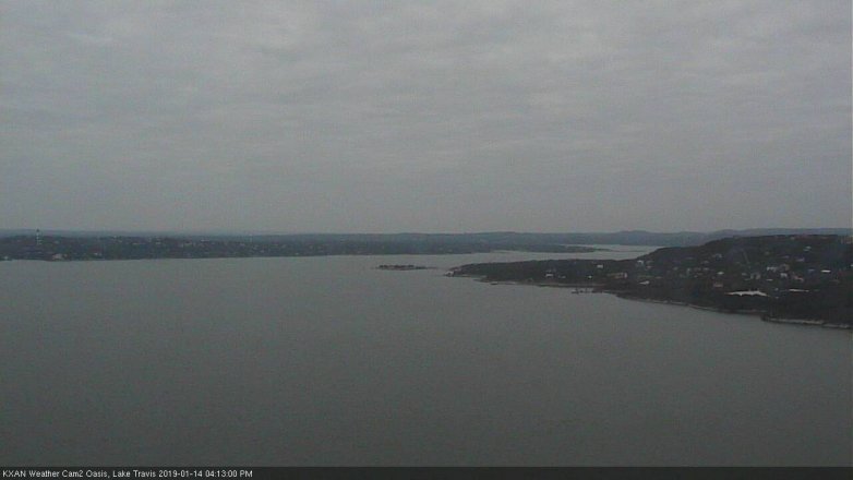 Lake Travis webcam, January 14, 2019 3:15 PM CT