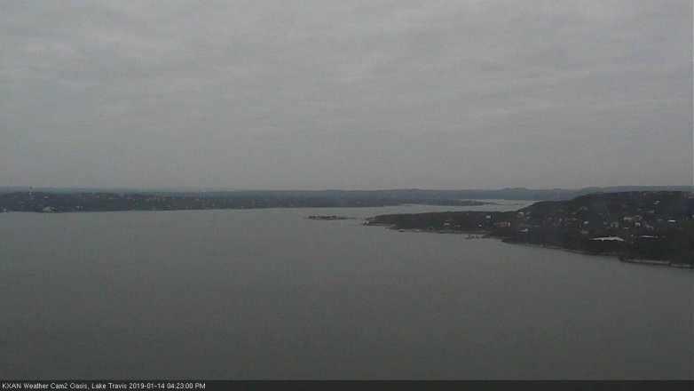 Lake Travis webcam, January 14, 2019 3:25 PM CT