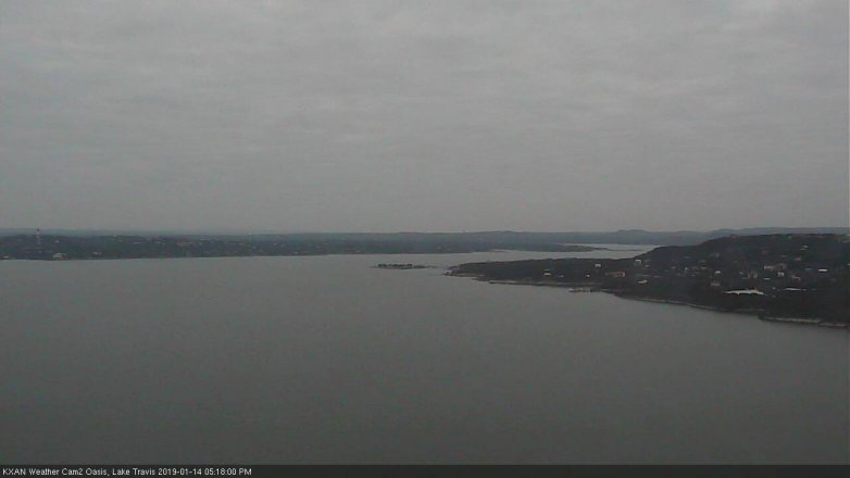 Lake Travis webcam, January 14, 2019 4:20 PM CT