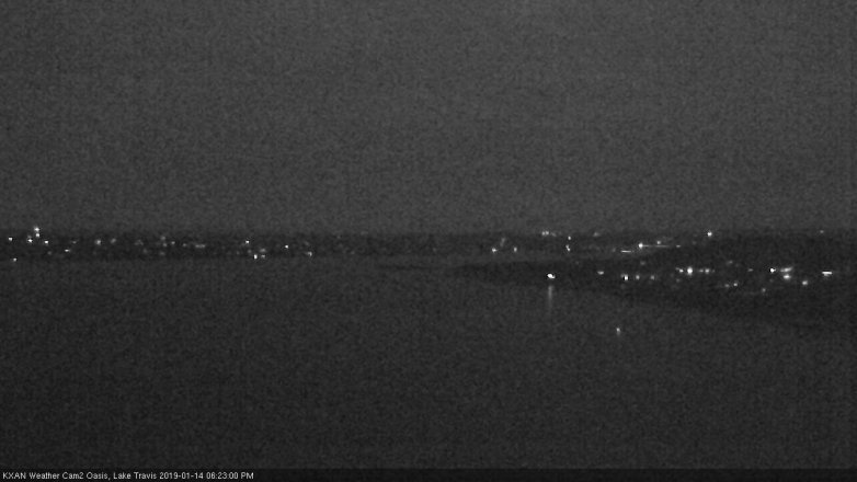 Lake Travis webcam, January 14, 2019 5:25 PM CT