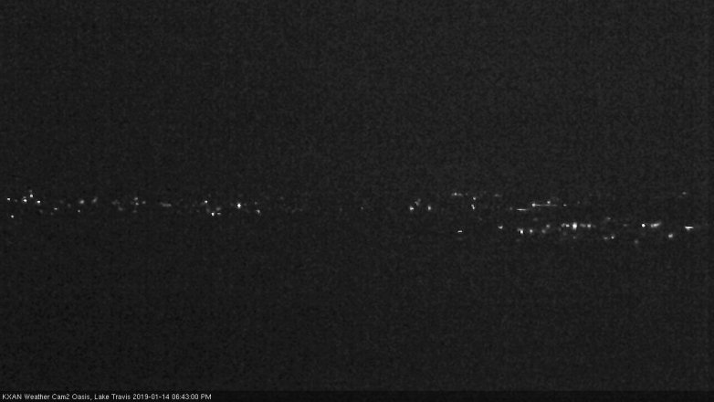 Lake Travis webcam, January 14, 2019 5:45 PM CT