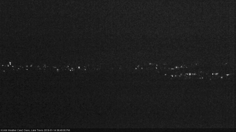 Lake Travis webcam, January 14, 2019 5:50 PM CT