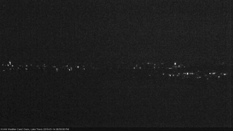 Lake Travis webcam, January 14, 2019 6:00 PM CT