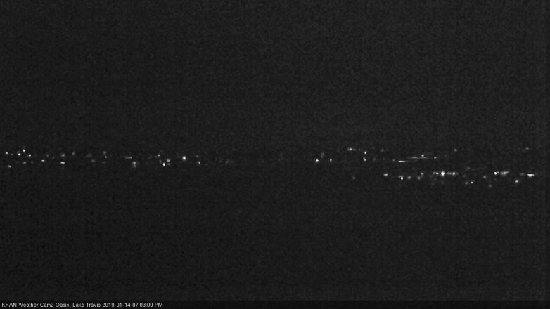 Lake Travis webcam, January 14, 2019 6:05 PM CT