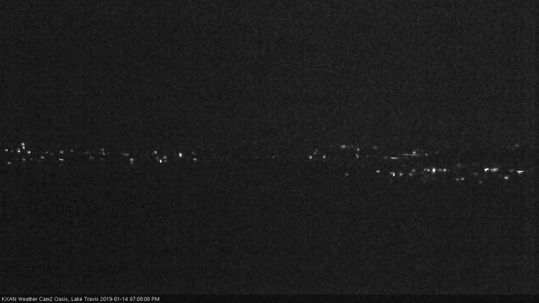 Lake Travis webcam, January 14, 2019 6:10 PM CT
