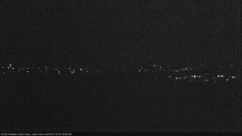 Lake Travis webcam, January 14, 2019 6:20 PM CT
