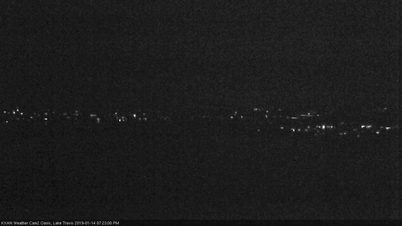 Lake Travis webcam, January 14, 2019 6:25 PM CT