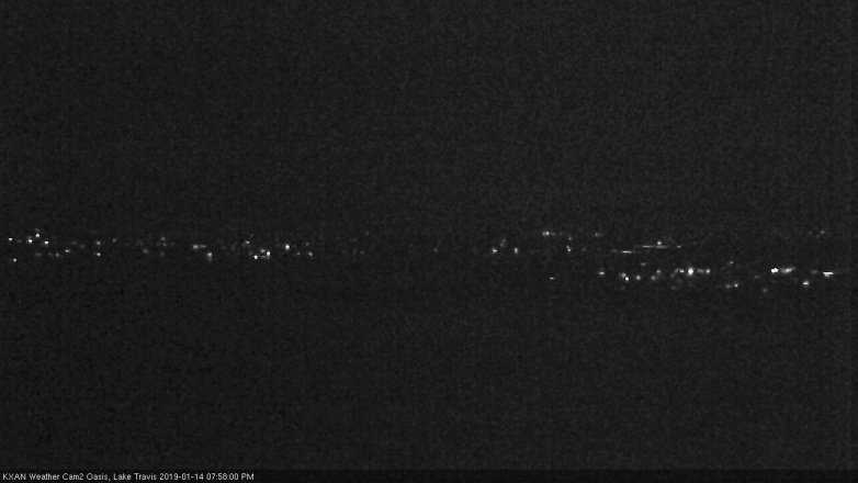 Lake Travis webcam, January 14, 2019 7:00 PM CT