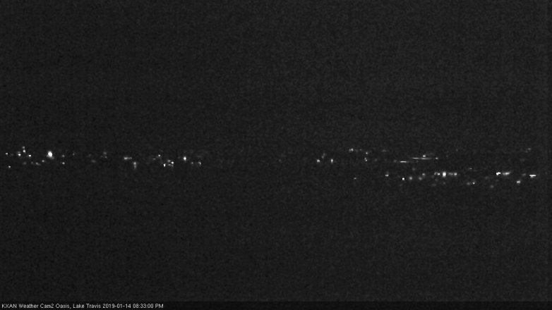 Lake Travis webcam, January 14, 2019 7:35 PM CT