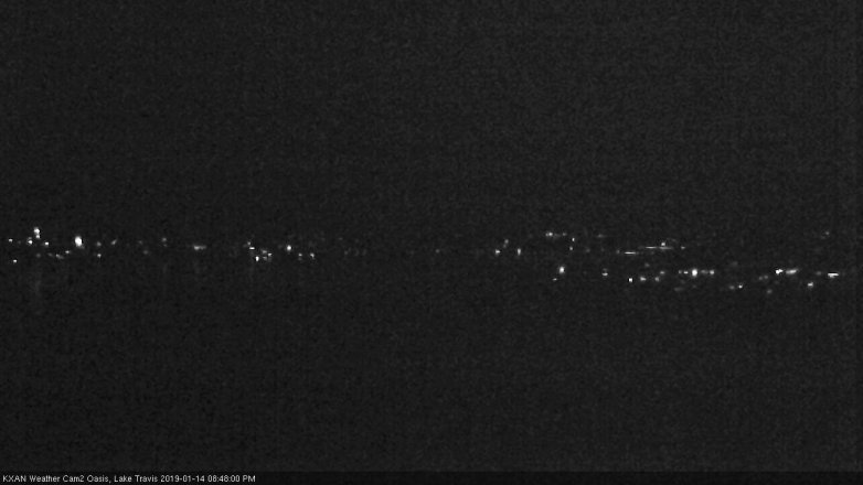 Lake Travis webcam, January 14, 2019 7:50 PM CT