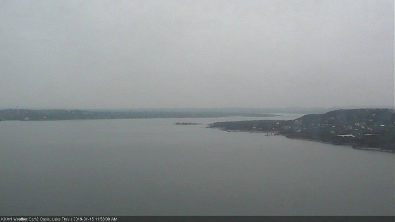 Lake Travis webcam, January 15, 2019 10:55 AM CT