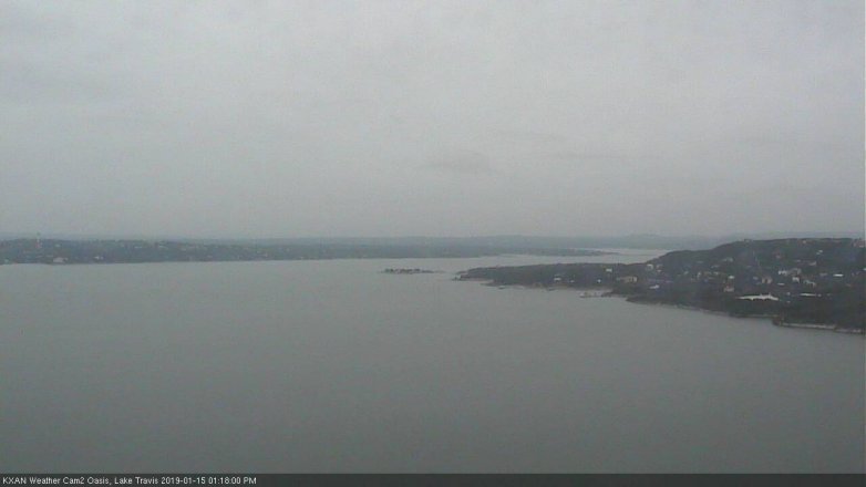 Lake Travis webcam, January 15, 2019 12:20 PM CT