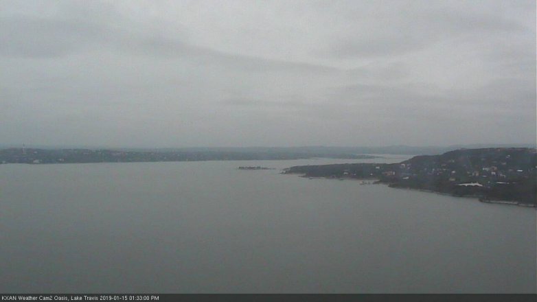 Lake Travis webcam, January 15, 2019 12:35 PM CT