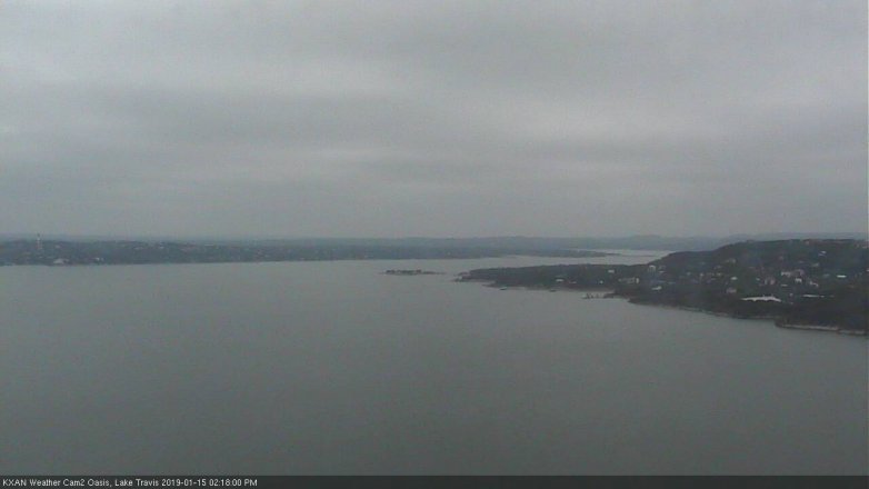 Lake Travis webcam, January 15, 2019 1:20 PM CT